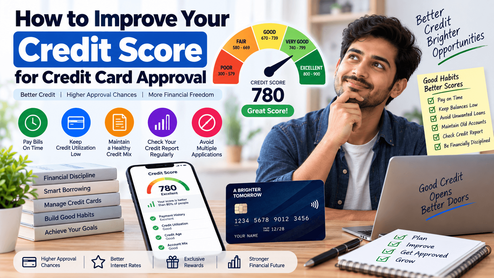 How to Improve Your Credit Score for Credit Card Approval