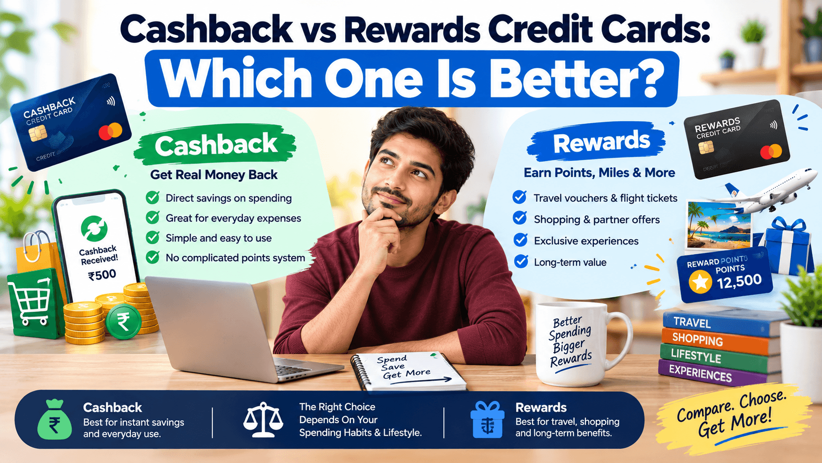Cashback vs Rewards Credit Cards: Which One Is Better?